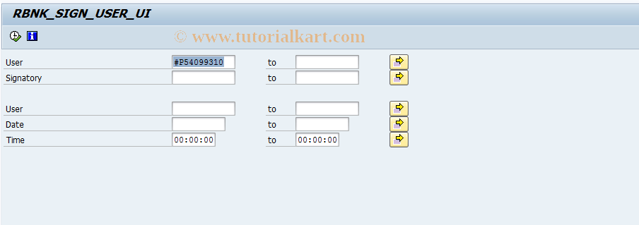 SAP TCode BNK_SIGN_CONFIRM - Signatur-User bestätigen