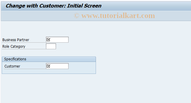 SAP TCode BPC5 - Change Business Partner - Copy