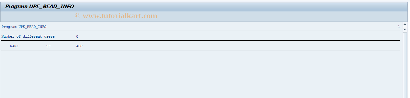 SAP TCode BPS_INFO - Hidden