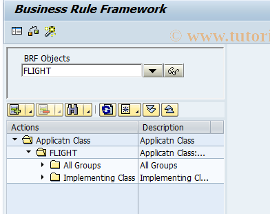 SAP TCode BRF - Business Rule Framework - Workbench