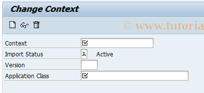 SAP TCode BRFCTX02 - BRF: Change Context