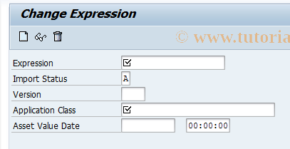 SAP TCode BRFEXP02 - BRF: Change Expression