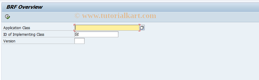 SAP TCode BRF_OVERVIEW - Overview of BRF Objects