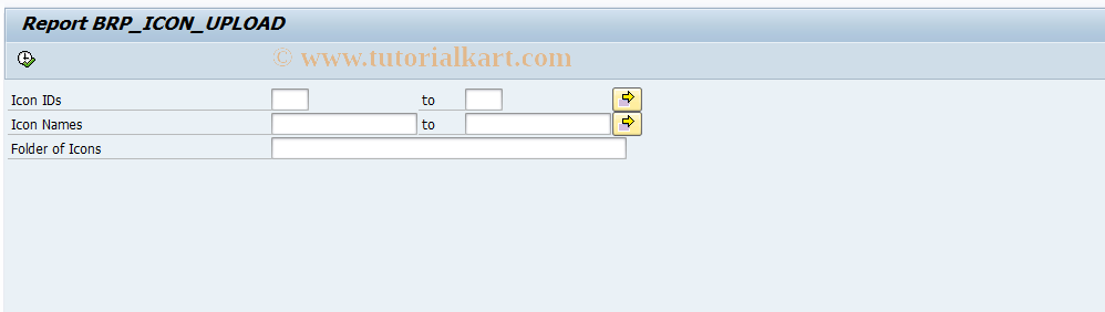 SAP TCode BRP_ICON_UPLOAD - Load SAP Icons to BDS