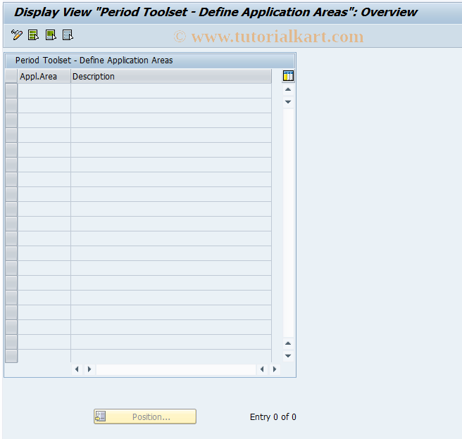 SAP TCode BS_PERIOD_TOOLSET02 - BS Period Toolset - Setup