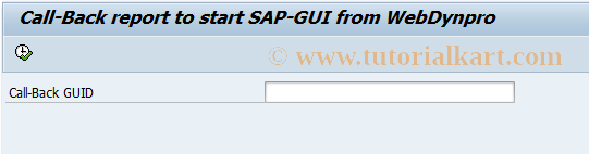 SAP TCode BTP_SGI_CALLBACK - BTP Call-Back Report