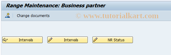 SAP TCode BUCF - BP Cust: Number Ranges