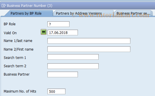 SAP TCode BUG4 - Business  partner general deletion flag