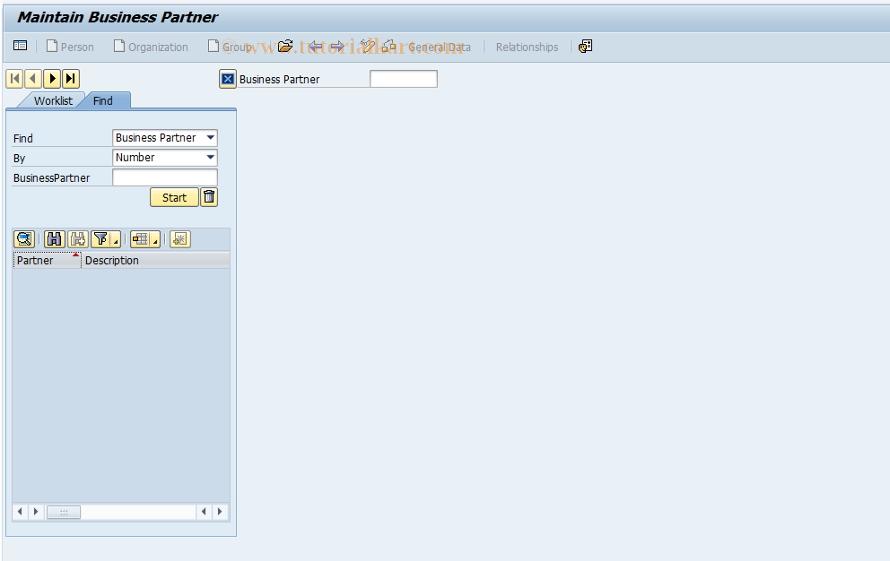 SAP TCode BUP2 - Change Business Partner