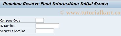 SAP TCode BV12 - BAV Display / Loans Initial Screen