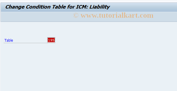 SAP TCode CACSCOND0023 - Condition Table: Change (Price Comn)