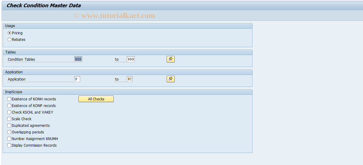 SAP TCode CACSCOND0028 - Short text