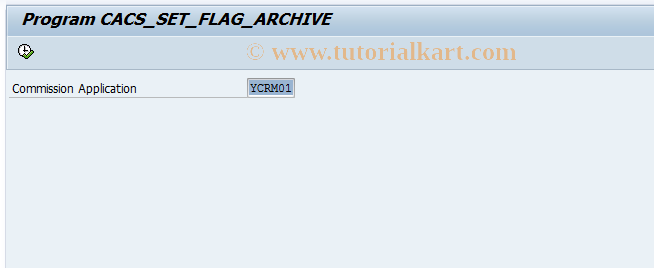 SAP TCode CACS_ARCH_CTRT - Set Archive Flag For Contracts