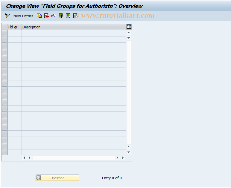 SAP TCode CACS_CSB0103 - CSB-Cust: Field Groups for Author.