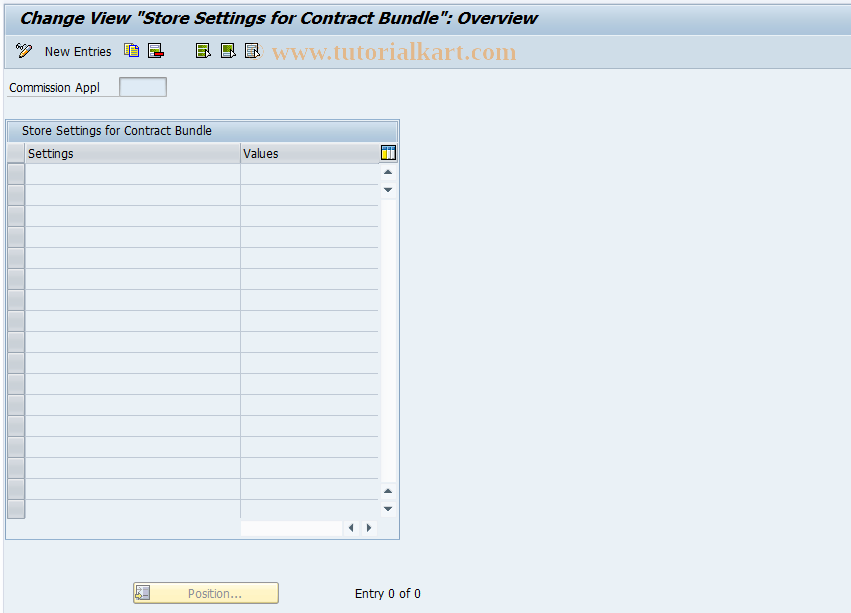 SAP TCode CACS_CSCBDLSET - CSB-Cust: More Settings...