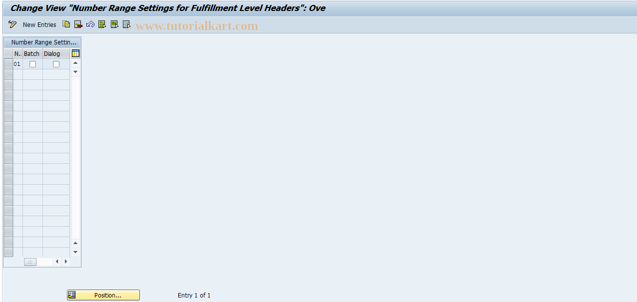 SAP TCode CACS_FHDRAN - Process Assignment NROB->FFLTHD