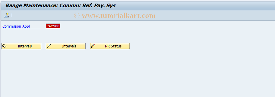 SAP TCode CACS_PAY - Number Range Reference in Payment System