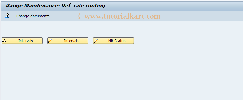 SAP TCode CANM - Number range maintenance: ROUTING_M