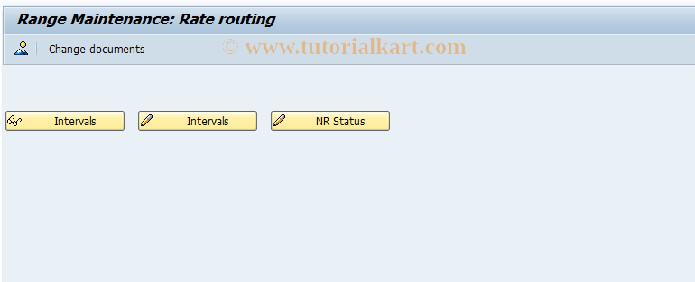 SAP TCode CANR - Number range maintenance: ROUTING_R