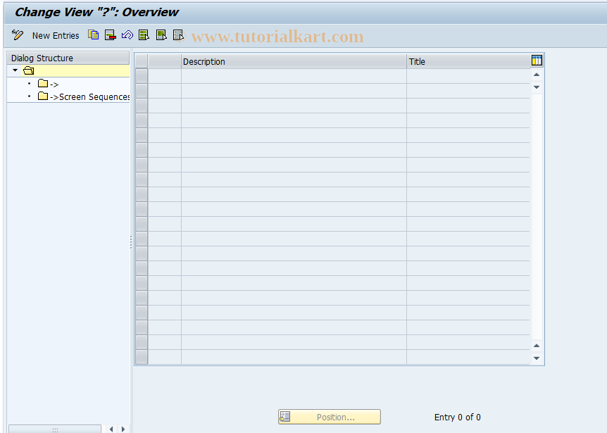 SAP TCode CASE - CA Control: Role Type Grouping