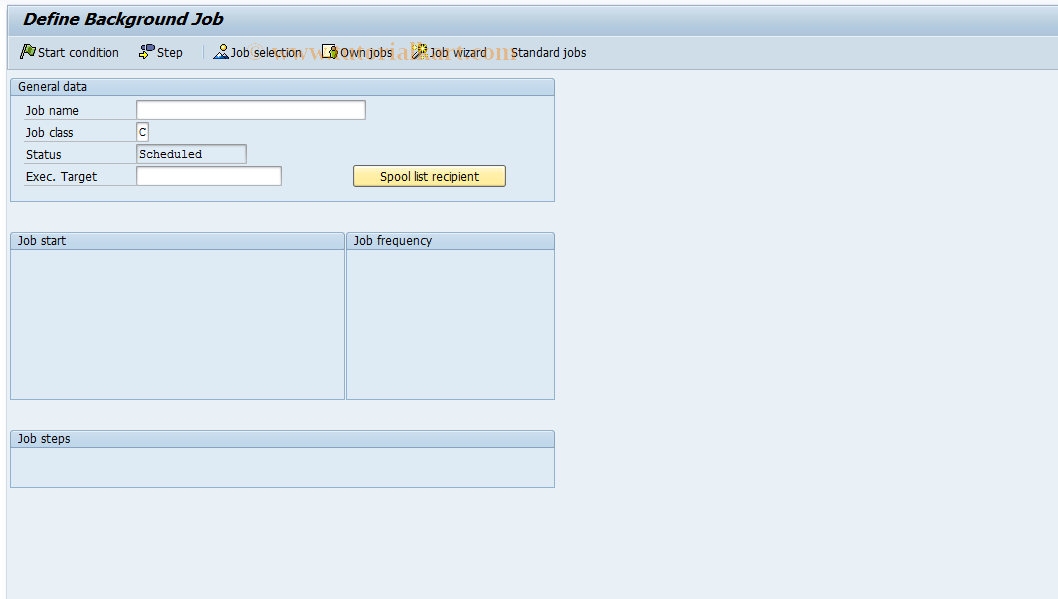 SAP TCode CB25 - Upload Request CC5