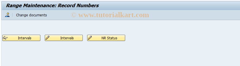 SAP TCode CBGL_GLMRECN - EHS: Number Range Maintenance GLM_RECN