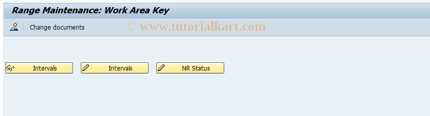 SAP TCode CBIHB3 - EHS: Work Area Number Range