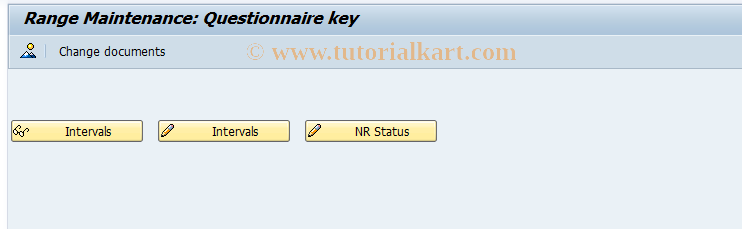 SAP TCode CBIHB4 - EHS: Number Range Specification Questionnaire