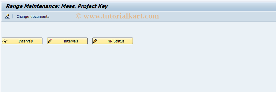 SAP TCode CBIHB5 - EHS: Number Range Measurement Project 