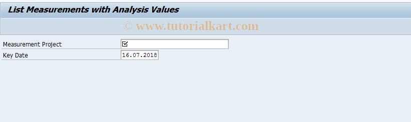 SAP TCode CBIHMR06 - EHS: Measurements w. Analysis Values