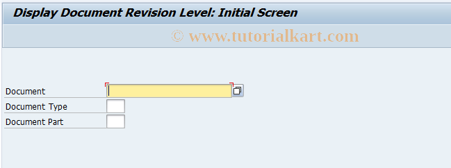 SAP TCode CC16 - Display Document Revision Level