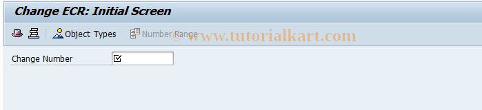 SAP TCode CC32 - Change Change Request