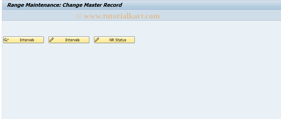 SAP TCode CC90 - Number Ranges for Change Numbers