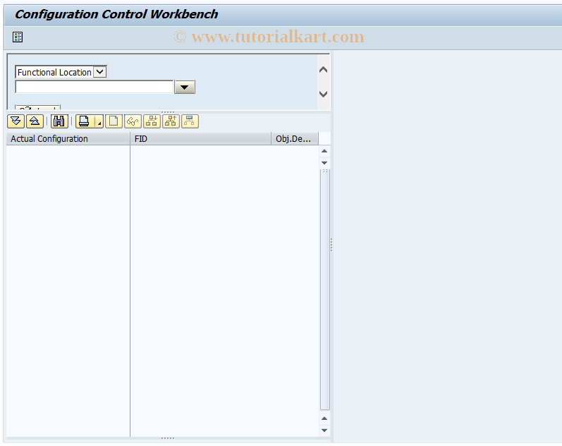 SAP TCode CCM2 - Configuration Control Workbench