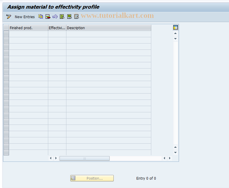 SAP TCode CCZU - Allocation: Material to Validate Profit 