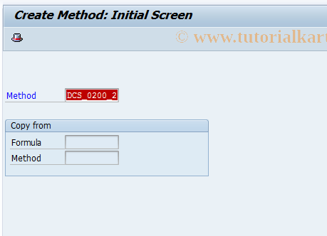 SAP TCode CE21 - Create standard value method