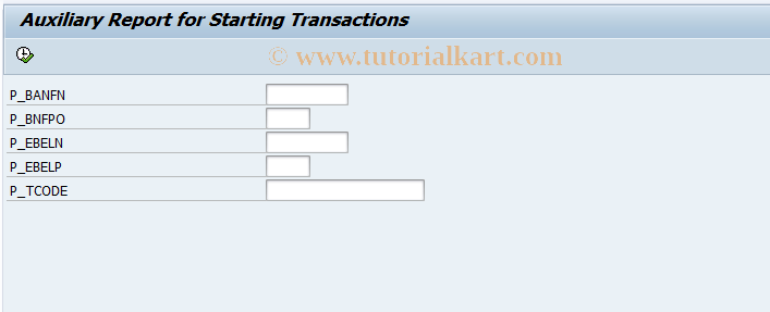 SAP TCode CFB_NAV - Start Transactions
