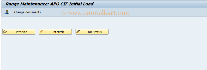 SAP TCode CFC8 - Number Range Parallelization