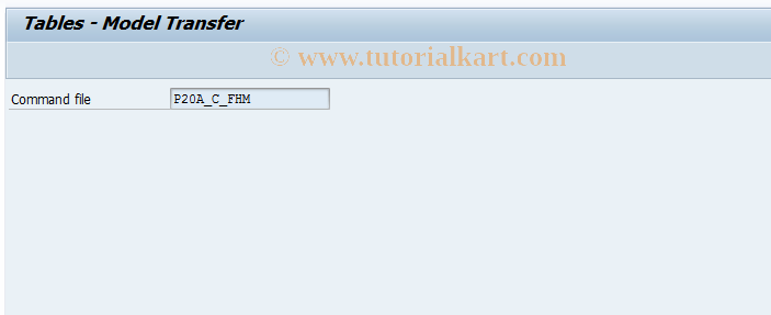 SAP TCode CFCP - PRT: Copy C-Tables