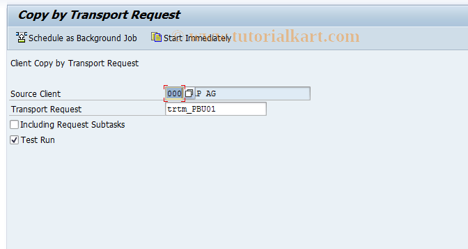 SAP TCode CFMCUK - Client Copy Customizing