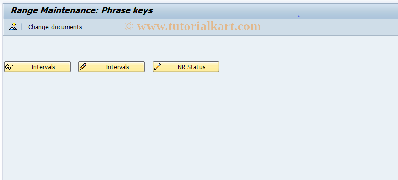 SAP TCode CGB4 - EHS: Number range phrase key