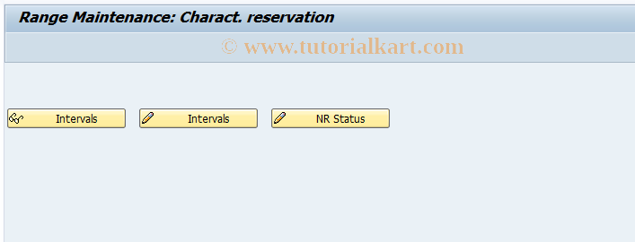 SAP TCode CGB6 - EHS: Number range maintenance : SAP_CHARCR