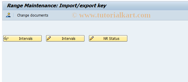 SAP TCode CGCNIMPEXP - EHS:Number Range Maintenance Imp./Export