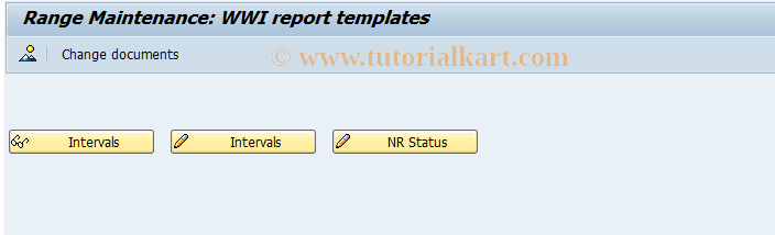 SAP TCode CGCNWWIORD - EHS: Number Range ESN_WWIORD