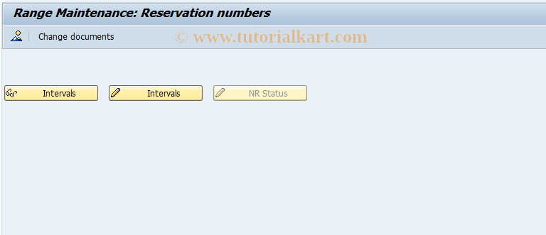 SAP TCode CHGOBJ1 - Number range maint: CHGCOMPS