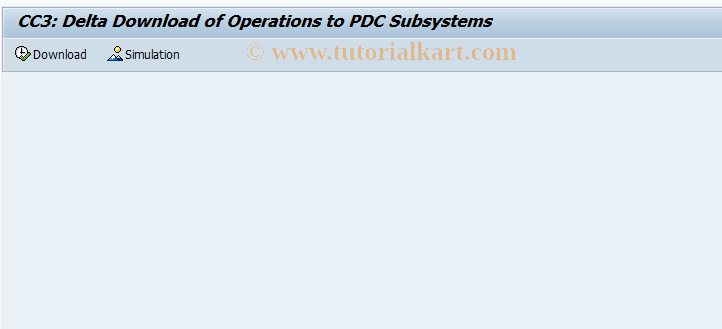 SAP TCode CI34 - Delta transfer of operations for PM