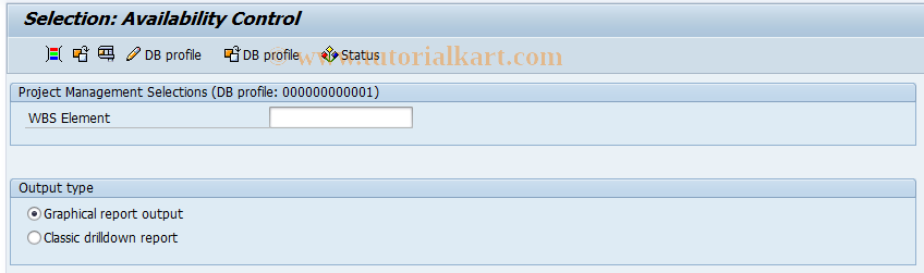SAP TCode CJ80 - Availability Control - Overview