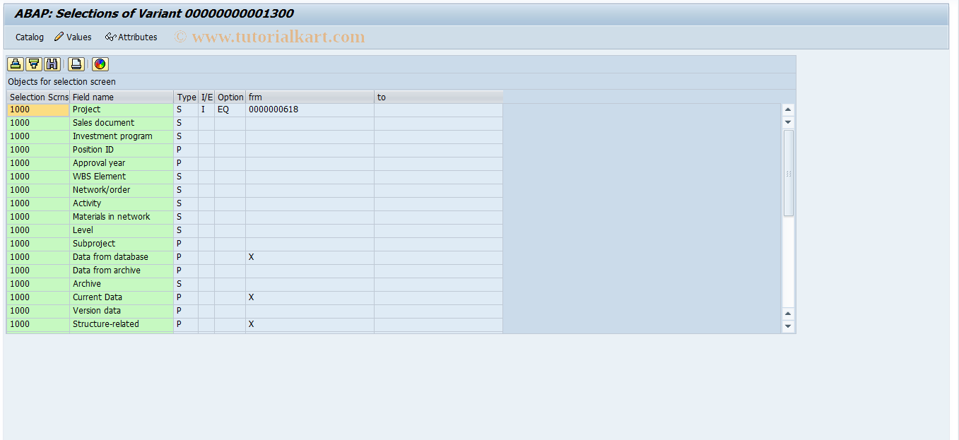 SAP TCode CJ8V - Period Close for Project Selection