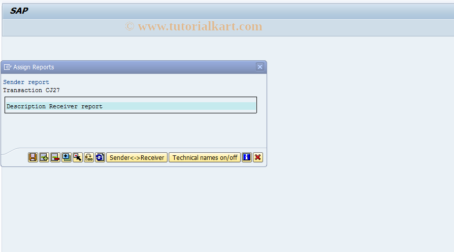 SAP TCode CJBBS1 - Planning Board Report Assignment