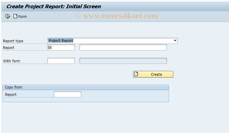 SAP TCode CJE1 - Create Hierarchy Report
